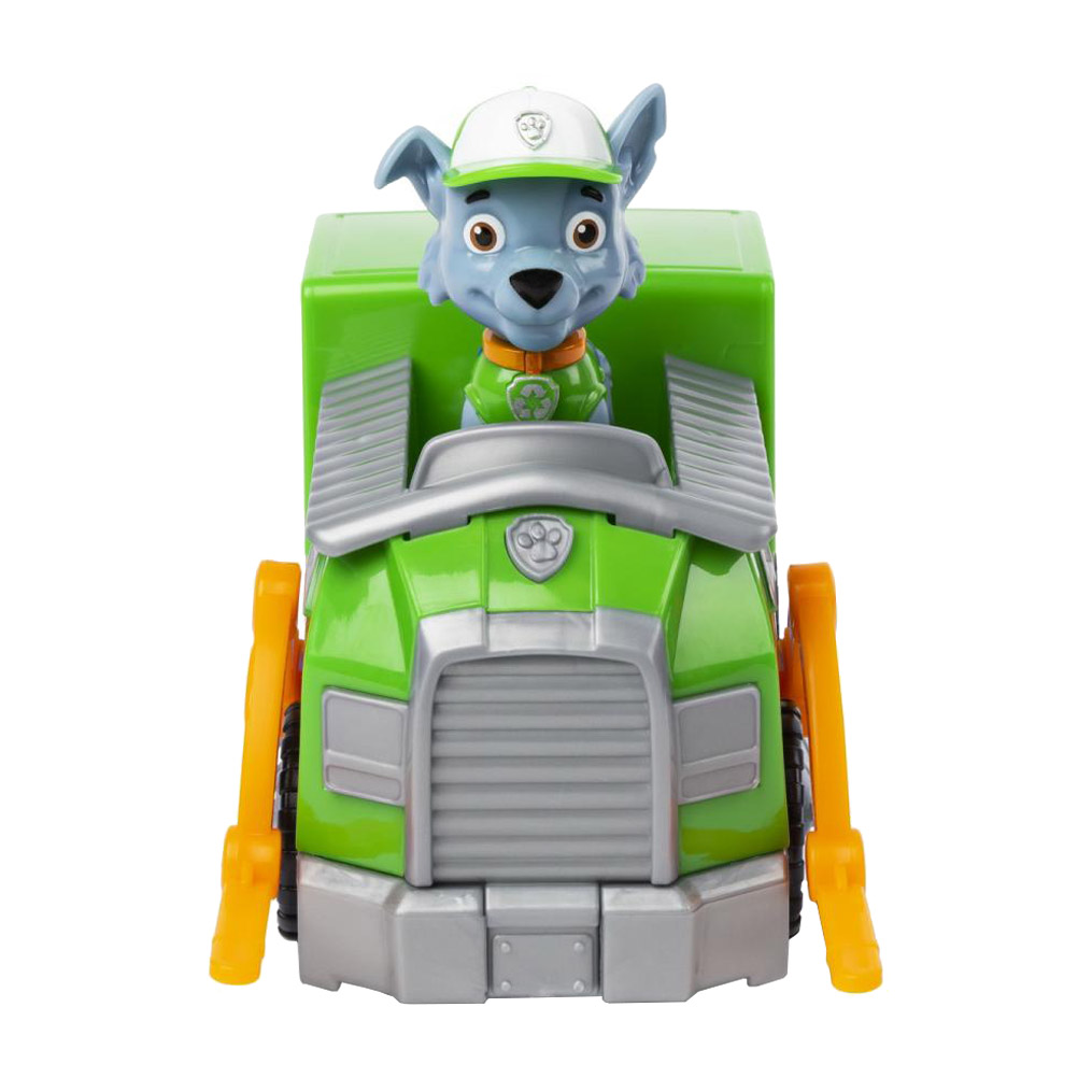 Ігровий набір Paw Patrol Щенячий патруль: базовий рятівний автомобіль з водієм Роккі, від 3 років (SM16775/9948)