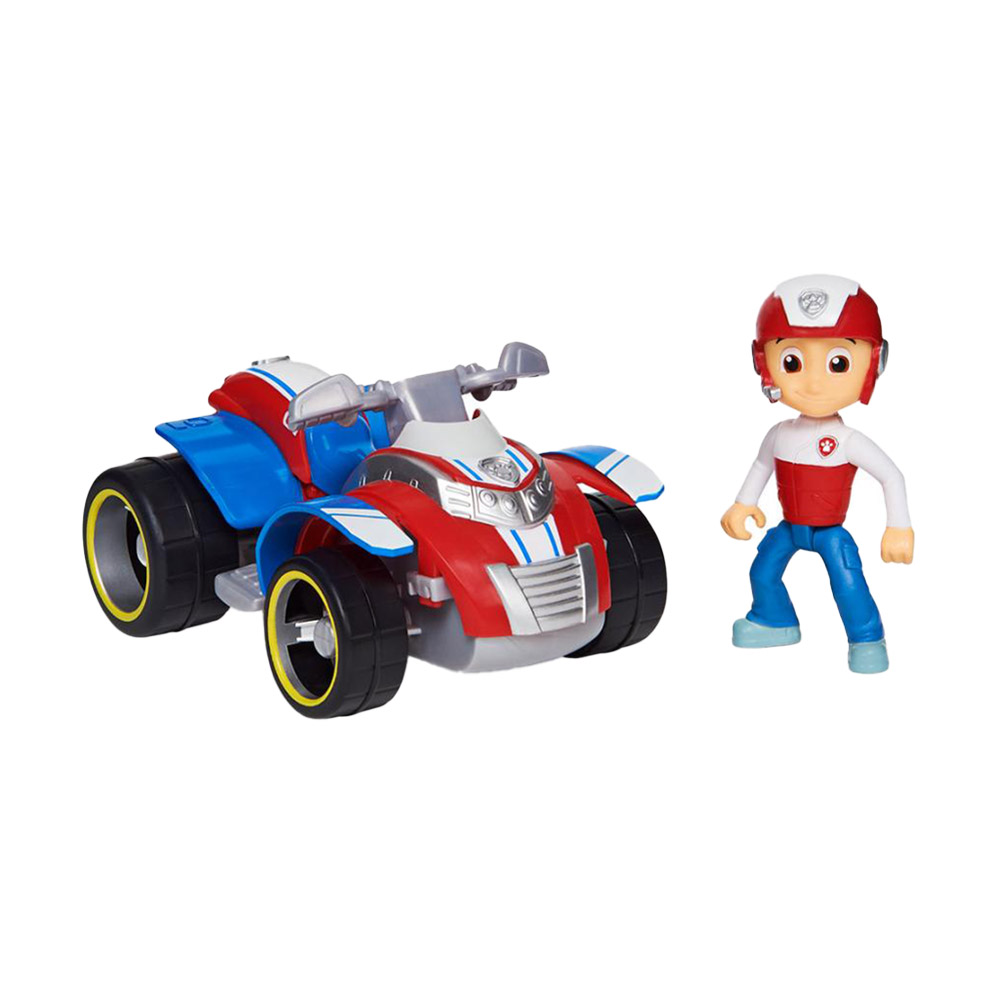 Ігровий набір Paw Patrol Щенячий патруль: базовий рятівний автомобіль з водієм Райдер, від 3 років (SM16775/8807)